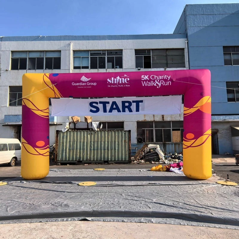 Uppblåsbar Marathon start- och målport